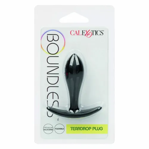 calexotics boundless slim plug silikonowy model smukły 7,5x2 cm czarny na Arena.pl