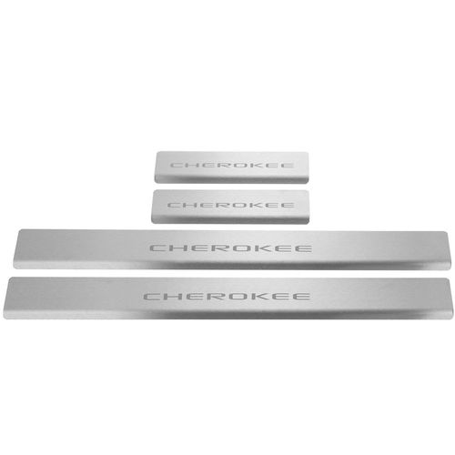 Listwa progowa JEEP CHEROKEE MK5 KL Stal nierdzewna 304 mat 4szt na Arena.pl