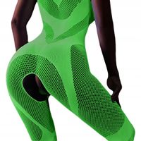 Bodystocking ŚWIECĄCE CIEMNOŚCI Siateczka BIELIZNA KOMBINEZON