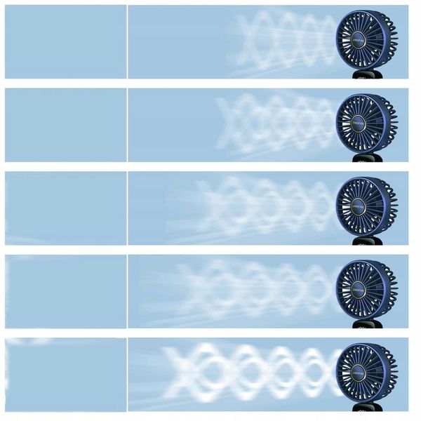 WENTYLATOR RĘCZNY PRZENOŚNY MINI WENTYLATOR Z AKUMULATOR 3000 MAH W PODRÓŻY zdjęcie 5