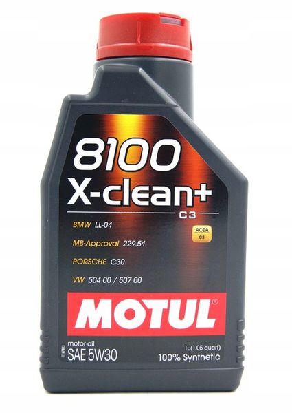 MOTUL 8100 X-CLEAN+ 5W30 C3 1L zdjęcie 1