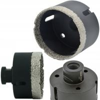 WIERTŁO DIAMENTOWE DO GRESU PŁYTEK GLAZURY KAMIENIA M14 OTWORNICA 70mm