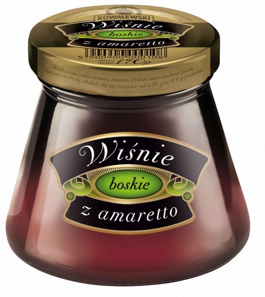 Kowalewski Wiśnie z amaretto 170 ml zdjęcie 1