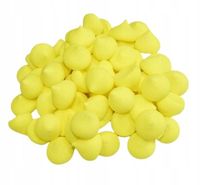 DEKORACJA POSYPKA małe bezy beziki żółte 2cm - 50g