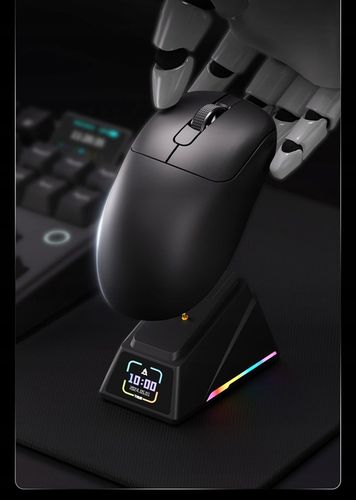 AJAZZ AJ179P PAW 3395 Bezprzewodowa mysz do gier z ładowarką RGB, dwie na Arena.pl