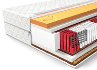 MATERAC Comfort Med 160x200 Multipocket Kokos Visco Memory