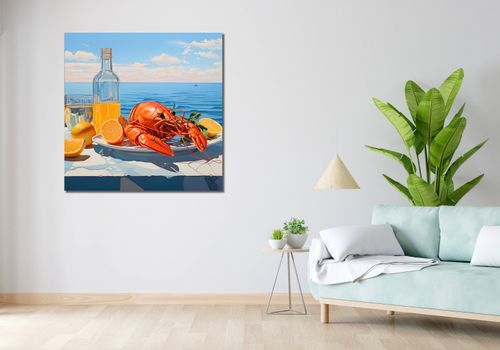 Obraz 100x100cm Homary Nie Do Pary na Arena.pl