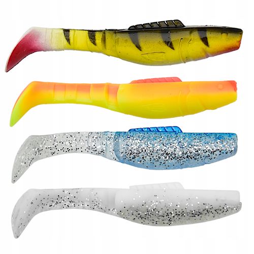 Zestaw 14 gum typu kopyto rippery 7,5 cm 4,3g okonie szczupaki mix kolorów na Arena.pl