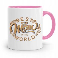 Kubek Różowy Prezent Dla Mamy Matki Prezent Z Nadrukiem Ze Zdjęciem