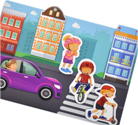 Magnetic Game ”The City” Magnesy Stwórz Miasto Rk2170-02