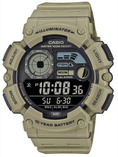ZEGAREK MĘSKI CASIO Digital Moonphase WS-1500H-5B + BOX na Arena.pl