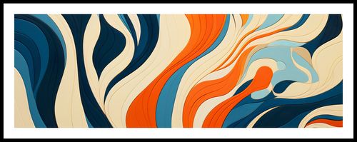 Plakat 95x33cm Oceaniczne Fale na Arena.pl