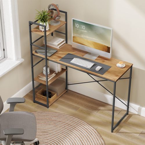 Biurko Komputerowe MAX 4.0 - dąb / nogi czarne na Arena.pl