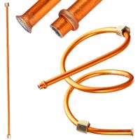 Rurka AAC060 6mm 60cm z nakrętkami do presostatu