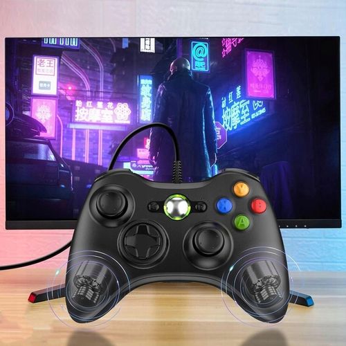 Kontroler USB Gamepad do konsoli Xbox 360/PC Win7, joystick z kablem na Arena.pl