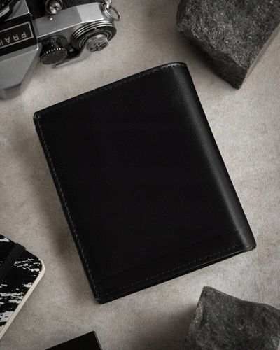 skórzany portfel męski w orientacji pionowej - rovicky na Arena.pl