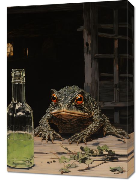 Obraz 50x70cm Oczekiwanie w Półmroku zdjęcie 1