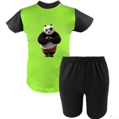 Krótka Piżama dziecięca Kung fu Panda