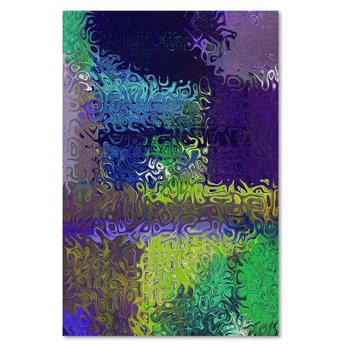 Deco Panel, Fioletowa abstrakcja 60x90 na Arena.pl