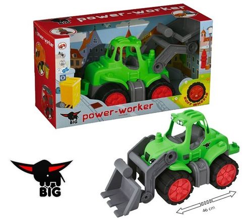 BIG Samochód Power Worker Traktor spychacz na Arena.pl