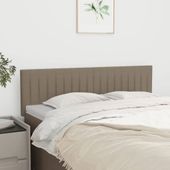 Zagłówki do łóżka, 2 szt., taupe, 72x5x78/88 cm, tkanina