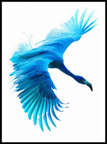 Plakat 50x70cm Błękitny Lot na Arena.pl