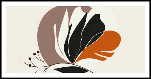 Plakat 91,3x44,5cm Elegancja Roślinna na Arena.pl