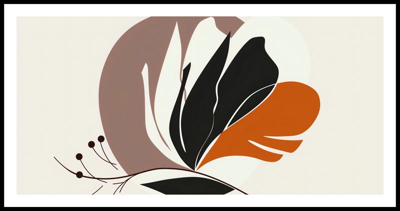 Plakat 91,3x44,5cm Elegancja Roślinna zdjęcie 3