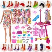 UBRANKA SUKIENKI AKCESORIA DLA LALEK ZESTAW