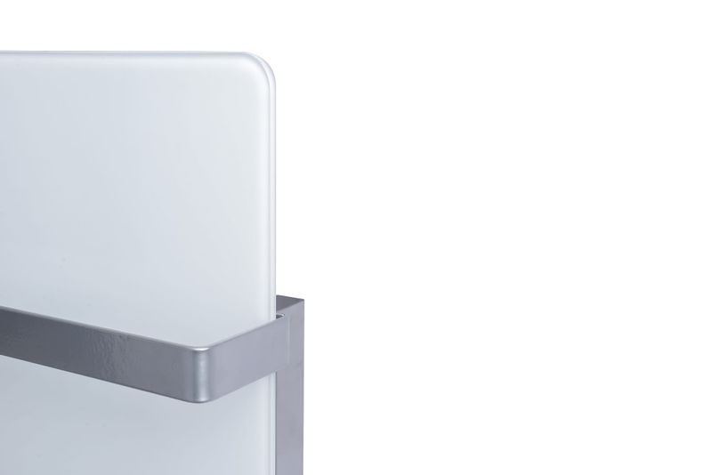 Grzejnik na podczerwień ultra bialy, programator24/7, szklo hartowane zdjęcie 3