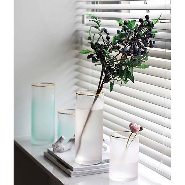 Wazon - Nordic - Matowe Szkło  Hydroponika - HOME Zielony S zdjęcie 5