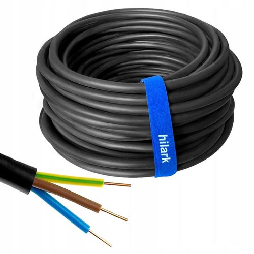 Kabel Przewód ziemny NYY-J 3x2,5mm² 0,6/1kV YKY 50m na Arena.pl