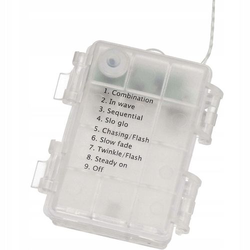 KURTYNA ŚWIETLNA NA BATERIE 300 LED LAMPKI 3x3M 8 FUNKCJI ZIMNE ŚWIATŁO na Arena.pl