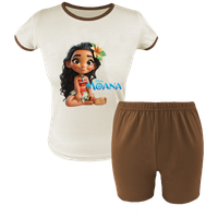 Krótka Piżama dziecięca Vaiana - Moana
