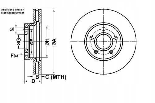 TARCZA HAM PRZOD 278X25 V POWER DISC ATE na Arena.pl
