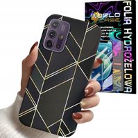 ETUI DO MOTOROLA MOTO G10 / G30 - MARMUREK GEOMETRYCZNE WZORY KOBIET+ FOLIA