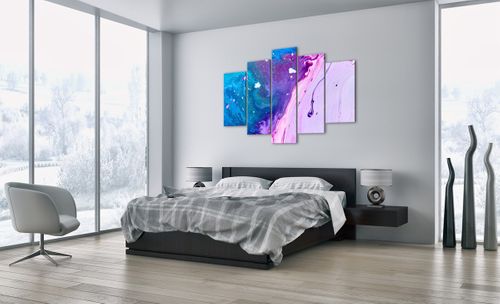 Obraz Na Płótnie - Kompozycja Błekit - 150X100 Cm - Ea150X100-3824 na Arena.pl