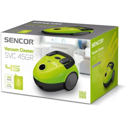 Odkurzacz workowy Sencor SVC 45GR - EUE2 na Arena.pl