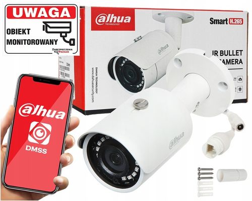 MOCNY Zestaw Monitoringu DOMU do rozbudowy 4 KAMERY IP DAHUA POE 4 MPx na Arena.pl