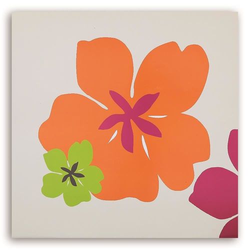 Deco Panel, Kolorowe kwiaty 50x50 na Arena.pl