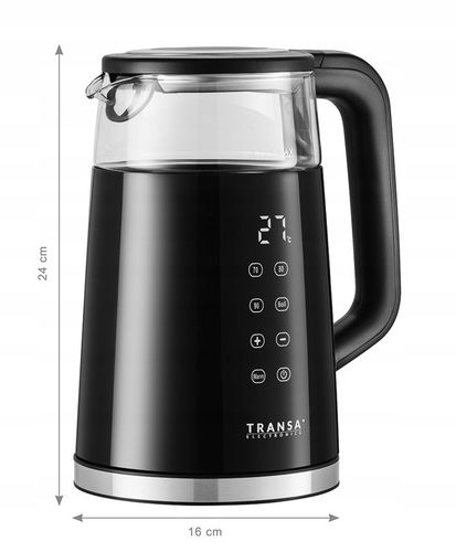 Czajnik elektryczny z REGULACJĄ TEMPERATURY DOTYKOWY PANEL LCD 1,7 L 2200 W na Arena.pl