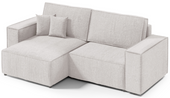 Kremowy Narożnik z Funkcją Spania 257x148 cm POKO MINI IT - Różne Kolory