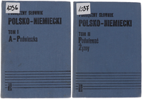 A.Bzdęga J. Chodera S. Kubica Podręczny słownik polsko-niemiecki Tom I i II