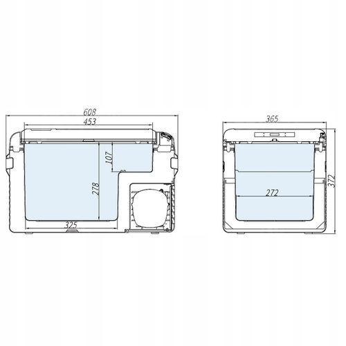 Lodówka turystyczna samochodowa kompresorowa zamrażarka -20/20°C Meteor 28l na Arena.pl