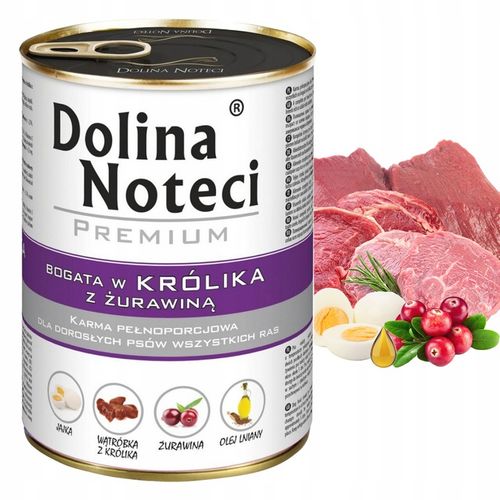 DOLINA NOTECI Premium Mix Smaków karma dla psa mokra 24 x 400g bezzbożowa na Arena.pl