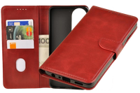 Etui portfel Wallet do Oppo A60 4G czerwony