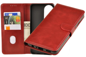 Etui portfel Wallet do Oppo A60 4G czerwony