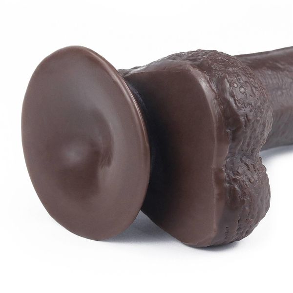 7'' sliding skin dual layer dong - black zdjęcie 5