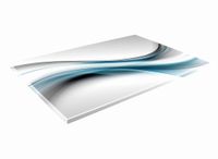 SZKLANA DESKA KUCHENNA 30x20 172a Błękitna fala