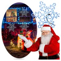 LAMPKI ŚWIĄTECZNE ŚNIEŻYNKA 110szt. LED 40CM GWIAZDKA BOŻONARODZENIOWA